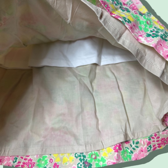 Toddler Girl OshKosh B’Gosh Spring Dress W/Undershirt Floral Print Size 4T - Picture 9 of 9